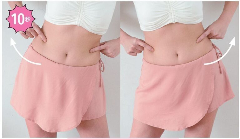 事実！押すだけで20kg痩せた久さんの40秒の「腹押し」でくびれを取り戻そう！