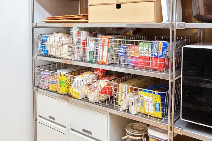 見せるおしゃれ収納！無印良品の「ステンレスワイヤーバスケット」