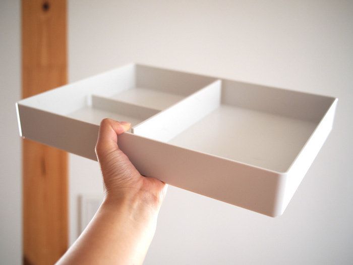 千里の道も一歩から！無印良品のABS樹脂A4仕分けトレーで簡単整理！