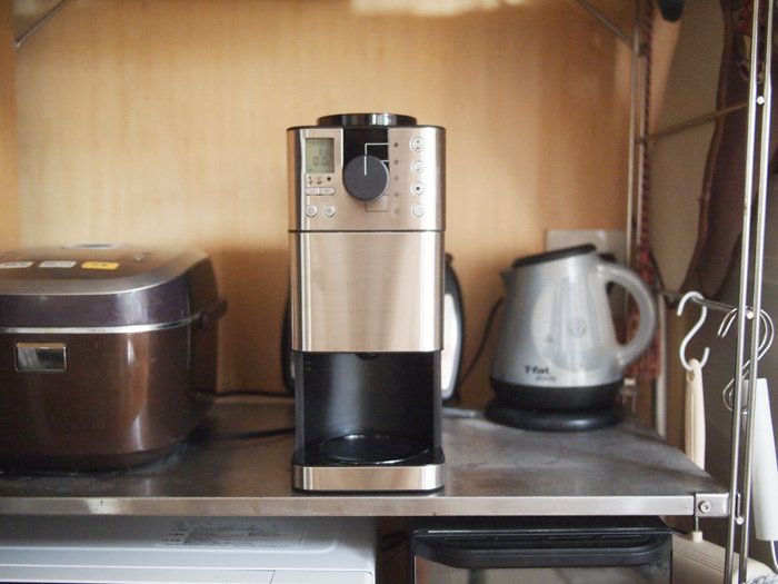 無印良品の豆から挽けるコーヒーメーカーで美味しい朝を！