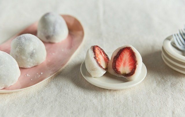 もっちり美味～♪白玉粉で「いちご大福」を作ろう！
