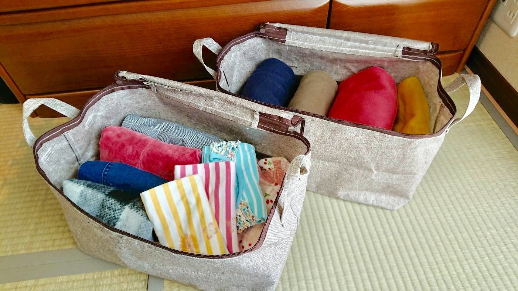 【ダイソー】300円収納ケースが旅行にも使える！