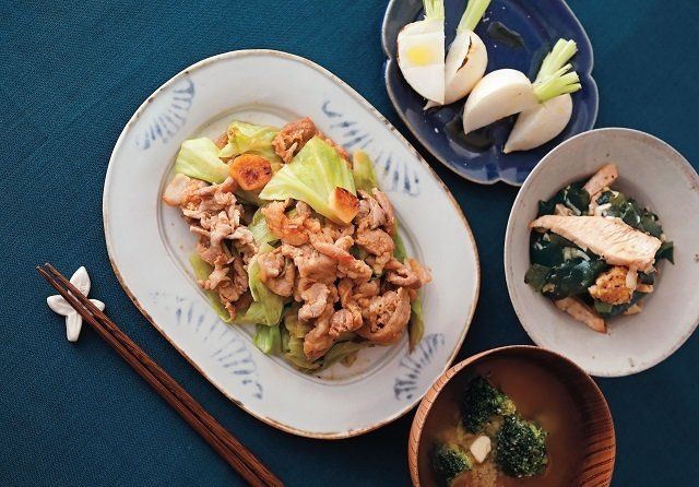 こってり美味！「豚バラ炒め」の糖質オフ献立