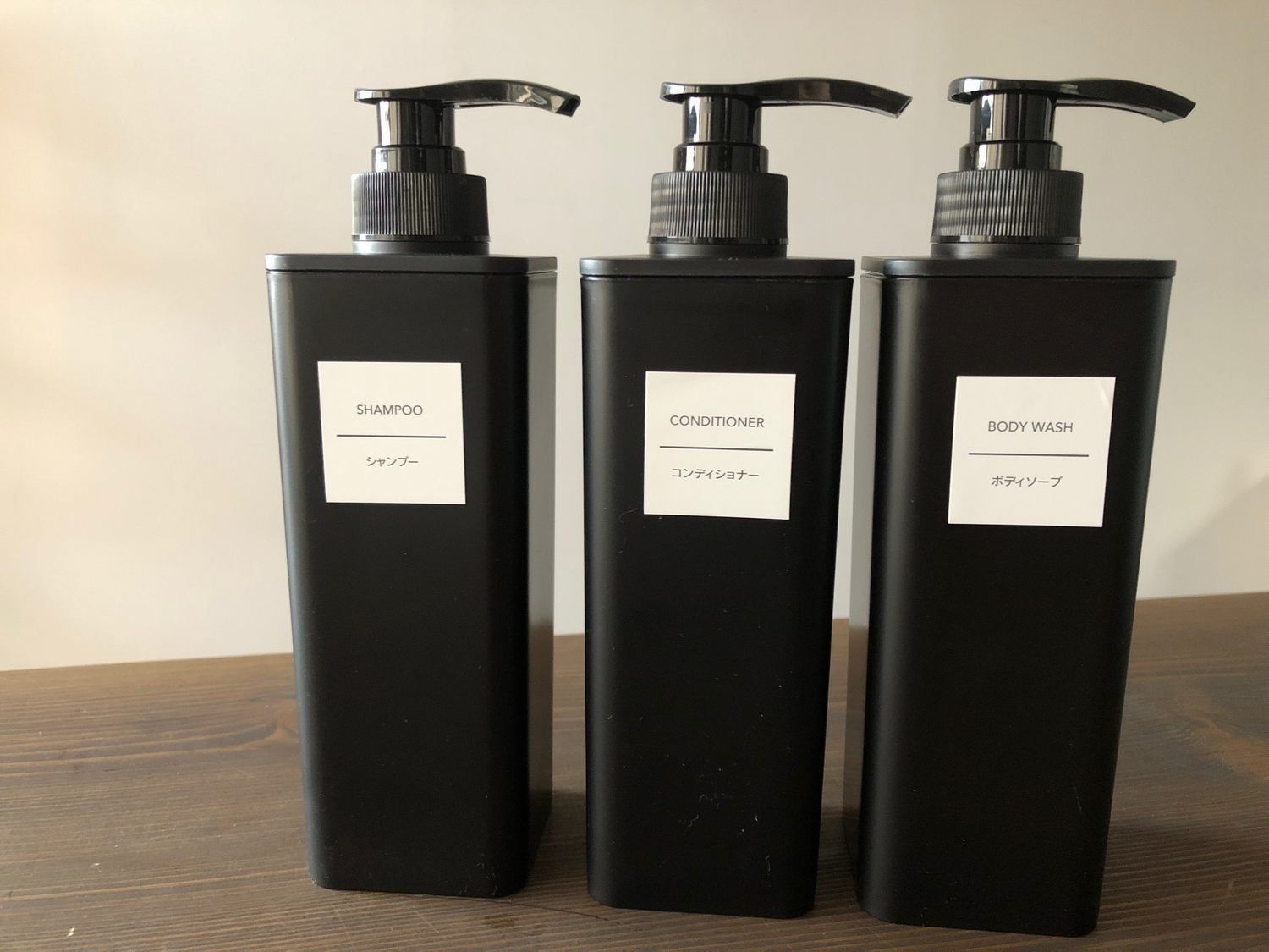 洗いやすくて清潔感◎！セリアの詰め替えボトルが断然便利