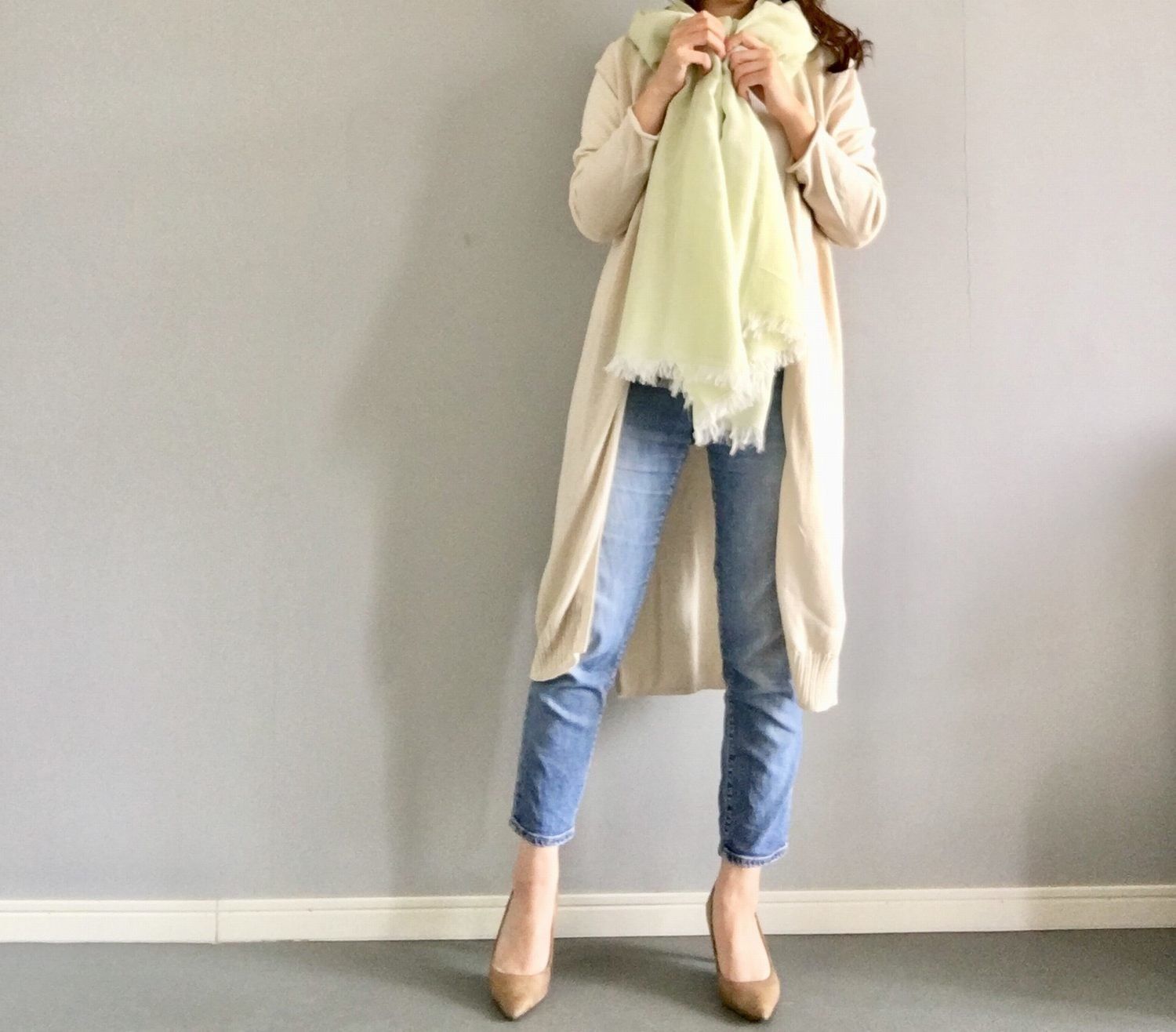 無印良品の「大判ストール」は薄手で柔らかだからアレンジ自在！