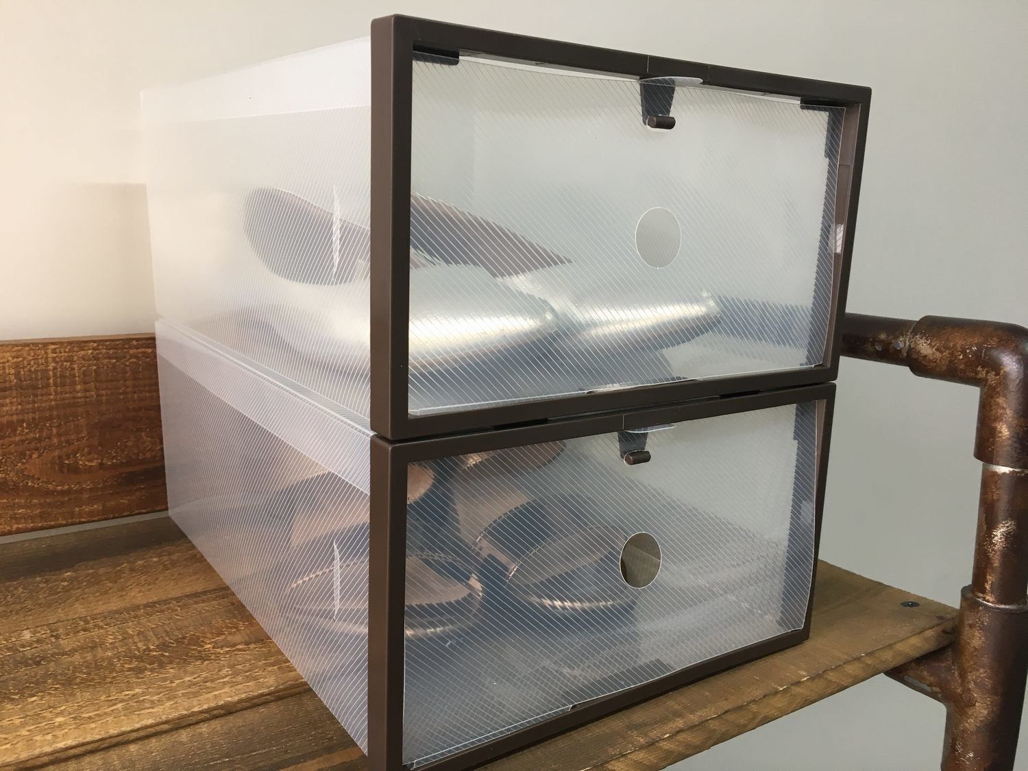 小物収納にもピッタリ！100均のシューズケースは万能収納アイテム