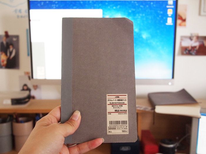 ノートを新調するなら無印のスリムノートがおすすめ！