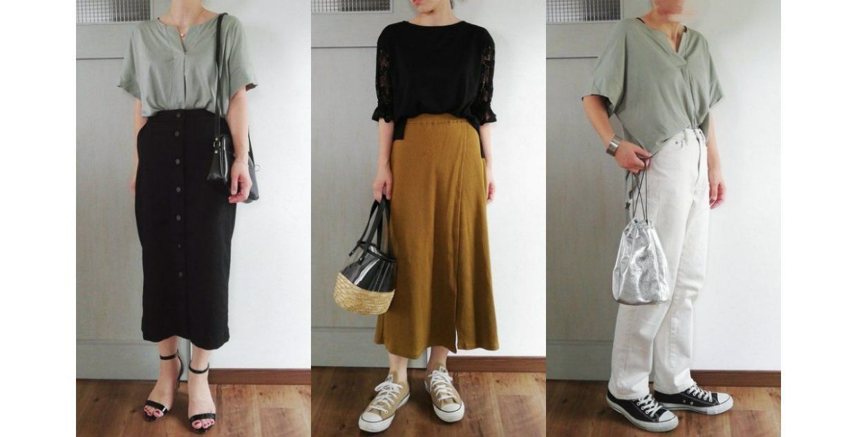 GUの5分丈トップスが大人コーデに超使える！