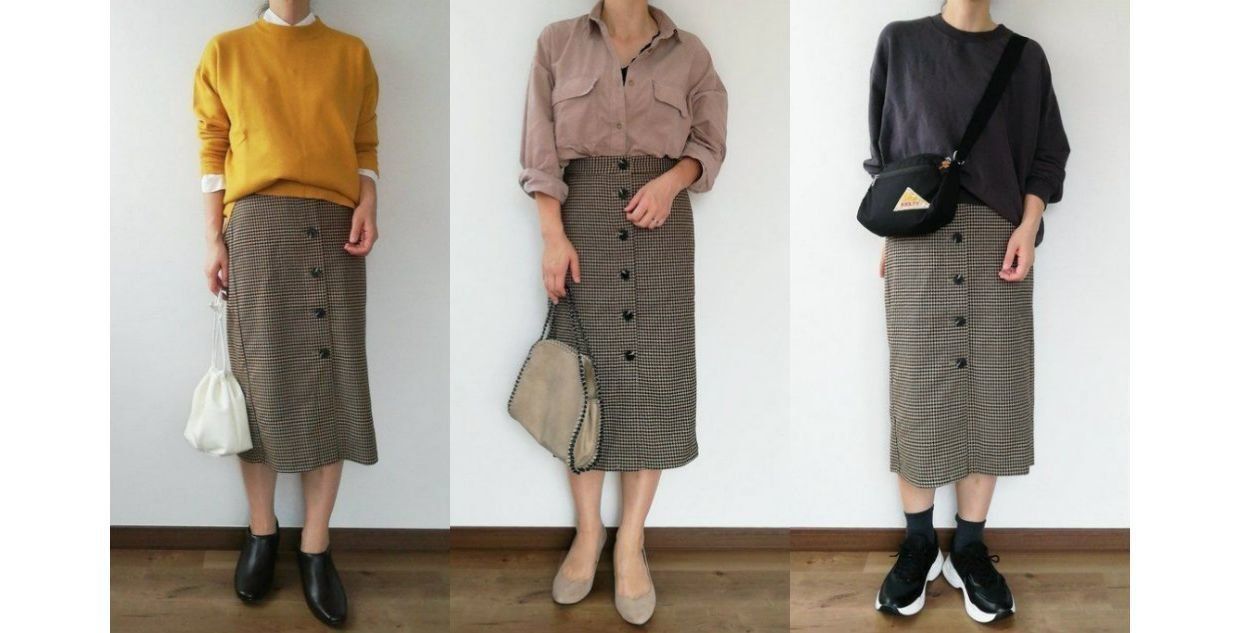 カジュアルも大人コーデも！秋ムードを盛り上げるGUスカートのOK・NGコーデ