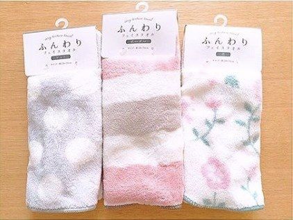肌ざわり抜群！セリアのふんわりファイスタオルが手放せない