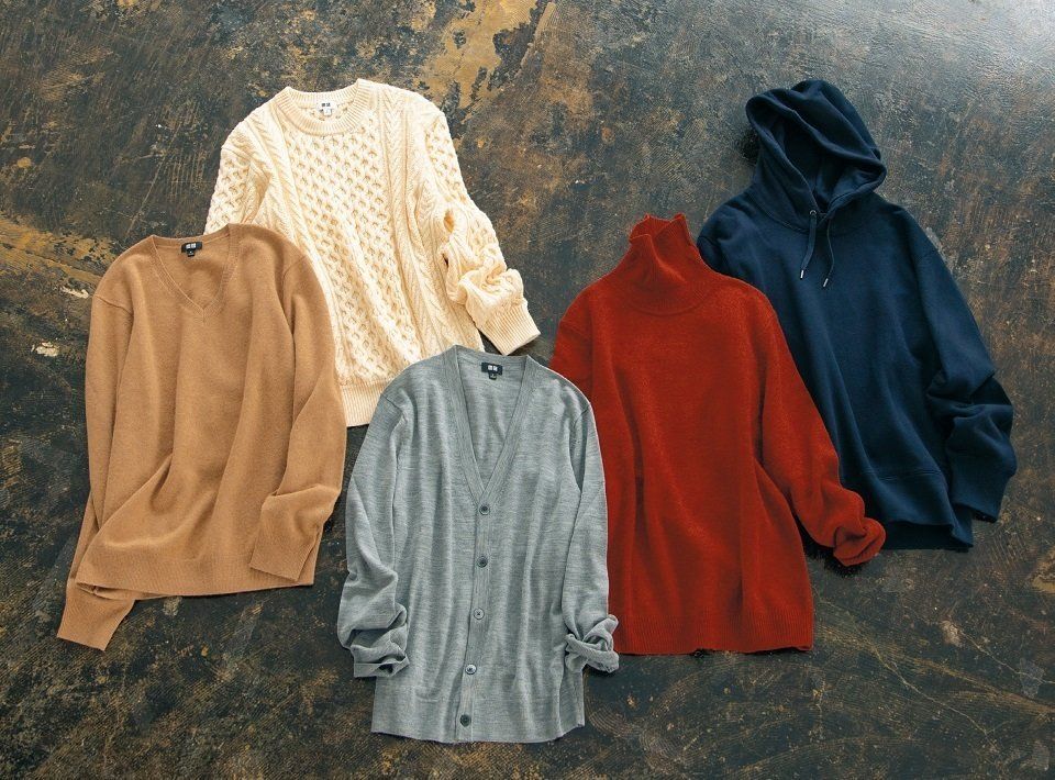 ユニクロの着やせ神５「メンズアイテム」コーデ