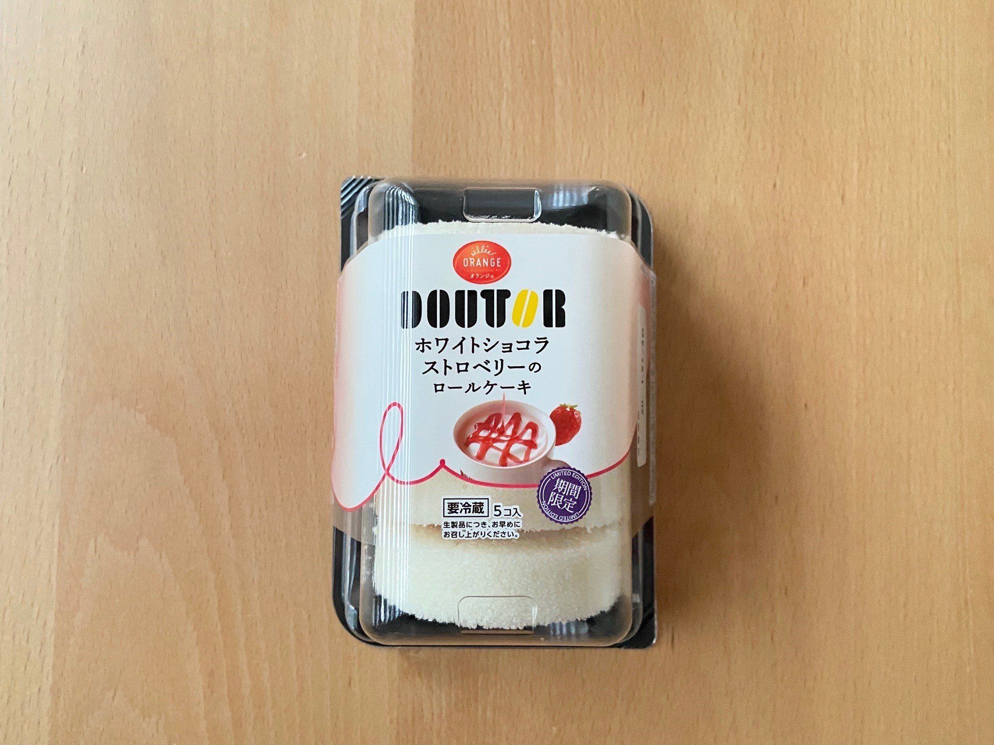 ドトールコーヒーとオランジェのコラボ品♪ロールケーキ