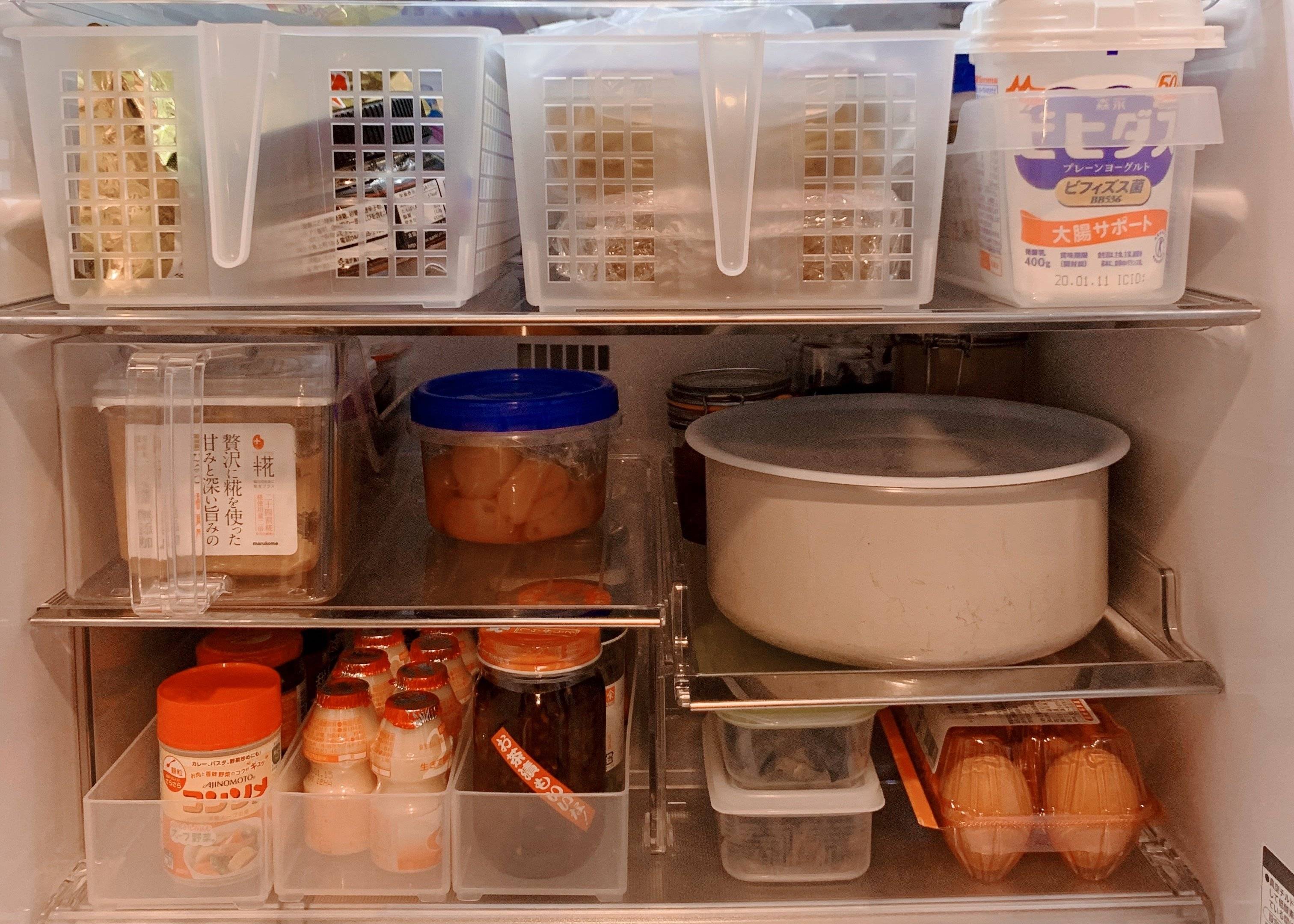 ごちゃごちゃ冷蔵庫が劇的にスッキリする！100均グッズ活用術５選