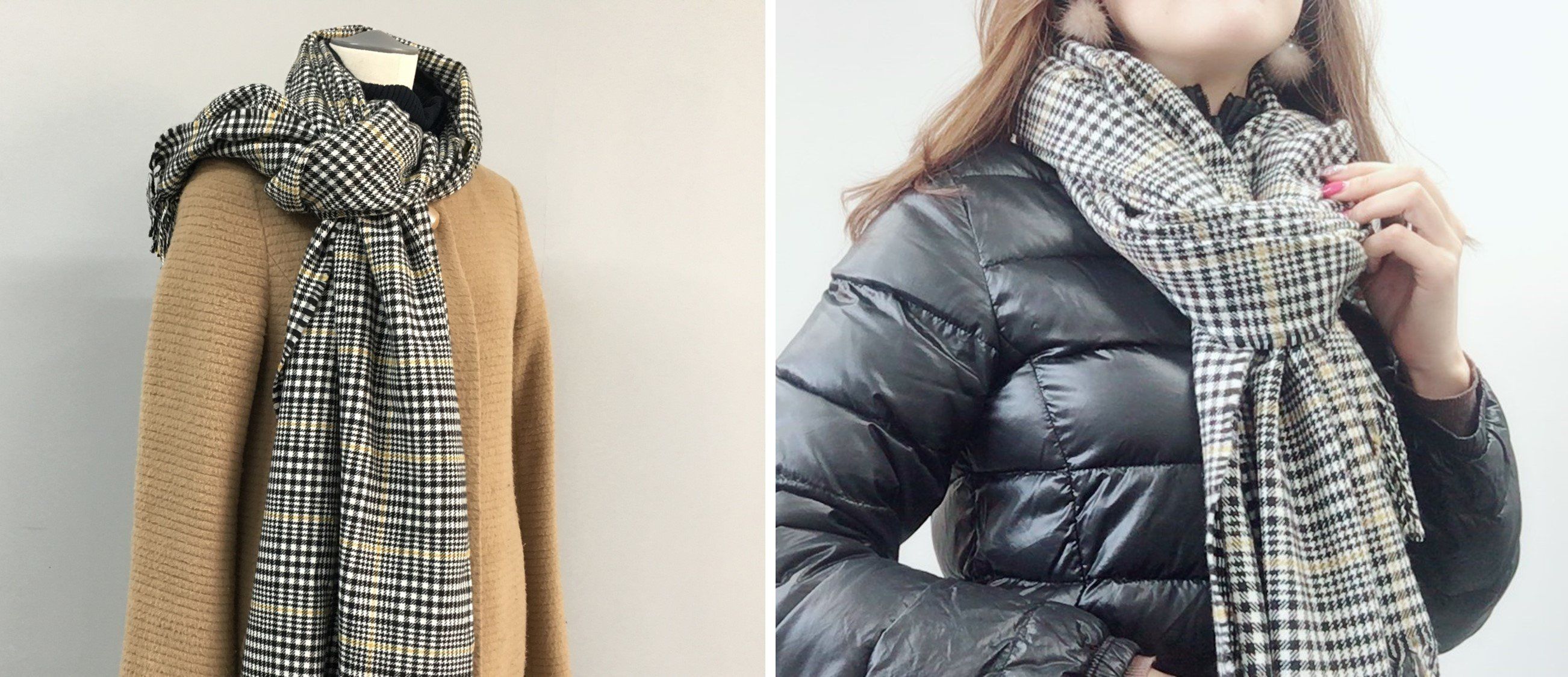 アラフォーママ必見！冬コーデに合うストールのアレンジ