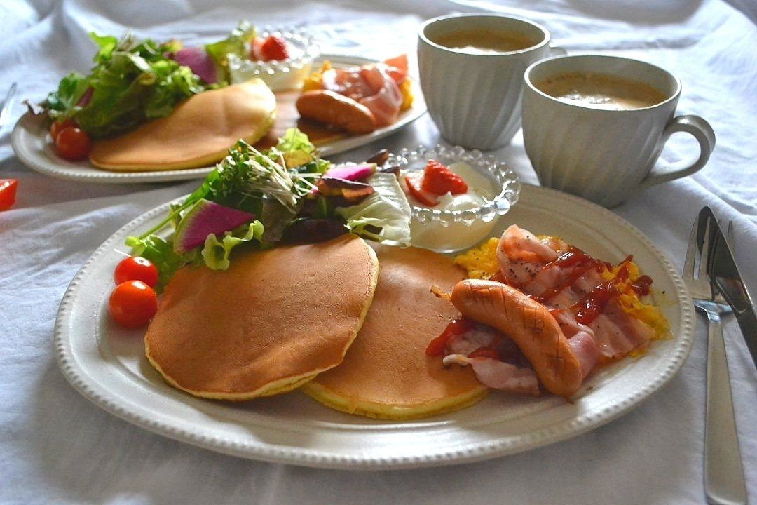 甘党さんもそうじゃない人も喜ぶパンケーキ