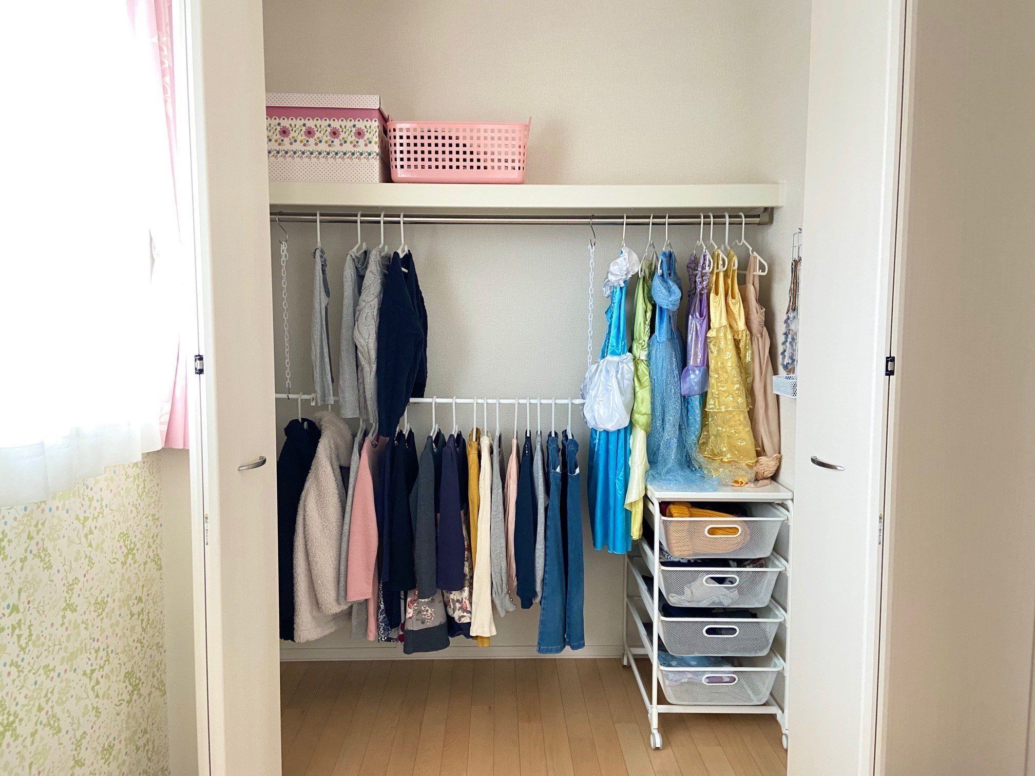 子どもが自分で身支度できるクローゼットに♪保育園年長～小学校低学年編