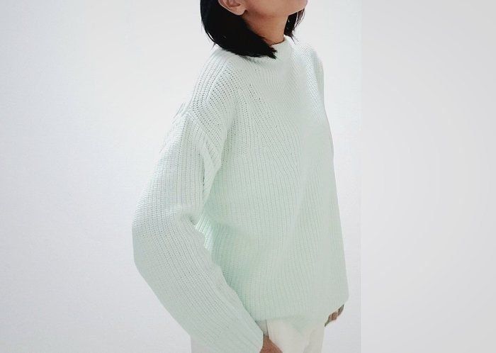 40代必見！【GU】ミントグリーンニットで大人な着回しコーデ