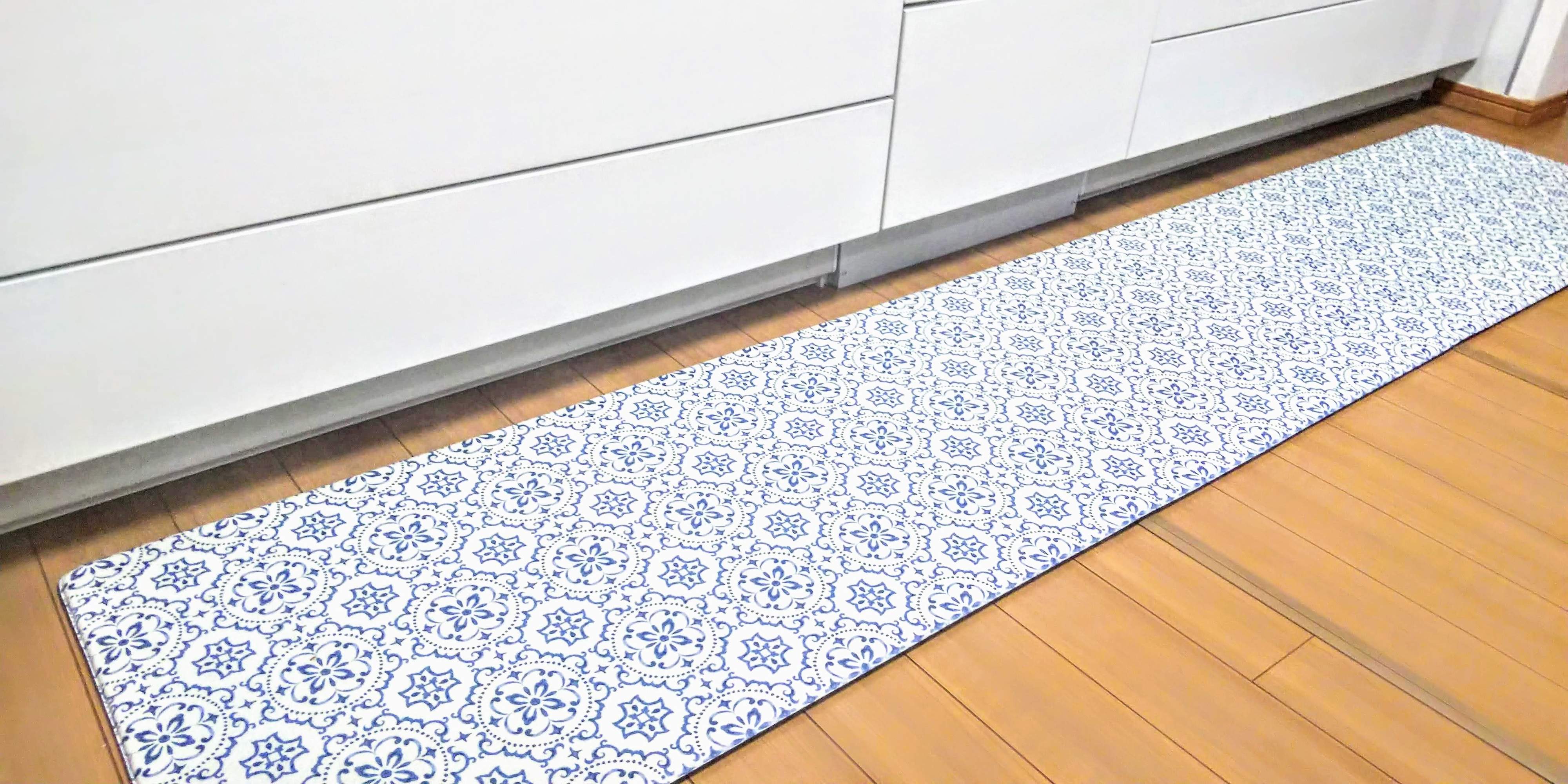 【ニトリ】お手入れ簡単！1290円のキッチンフロアマットが優秀すぎる