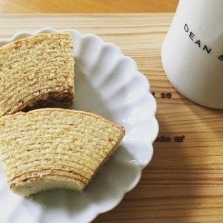 しっとり甘い幸せバウムクーヘン。