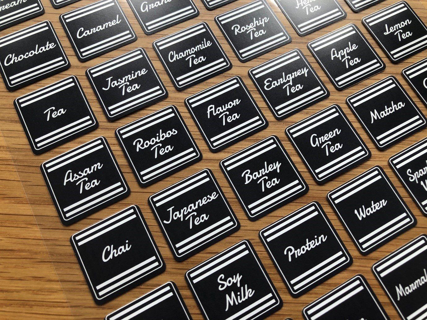 絶対買い！セリアの「キッチン インデックスシール」がとってもおしゃれで実用的