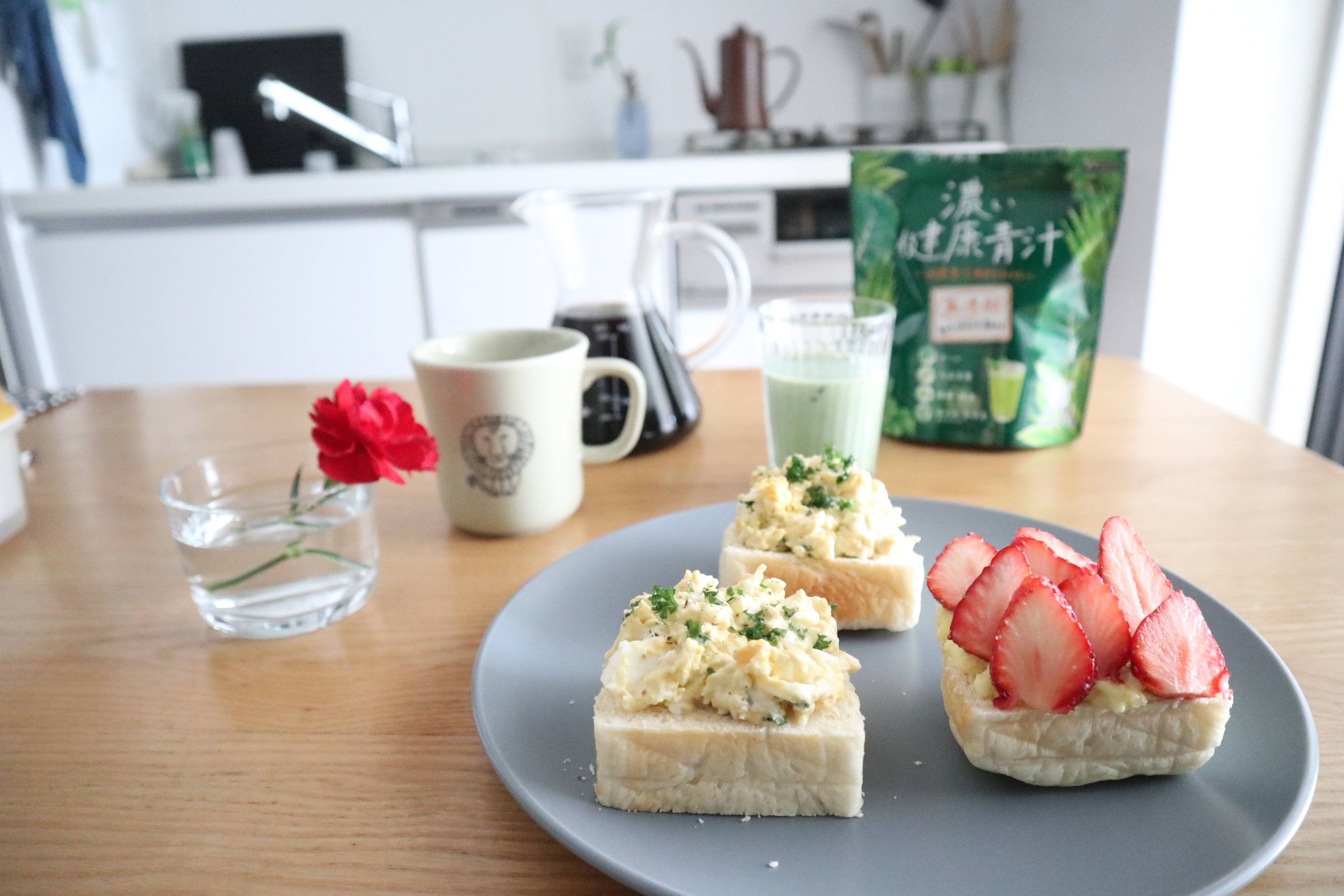 たまにはちょっと手間をかけた朝食を作ると気持ち晴々いい気分！