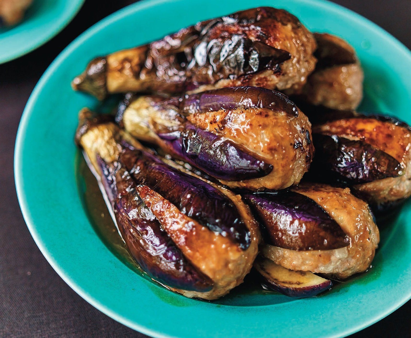 つくねとジューシーななすでやみつき！まるごとなすの肉はさみ照り焼き