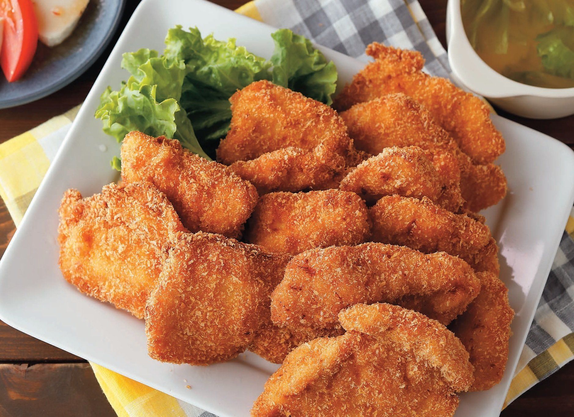 サクッとして食べだしたら止まらない！クリスピーチキンカツ