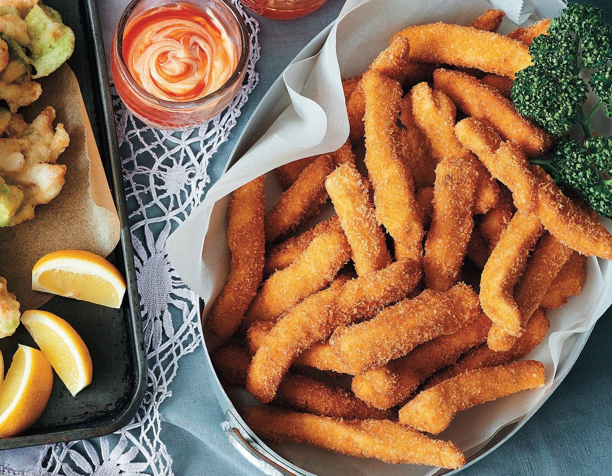 チーズ入りのころもで揚げた力強い味わい♪チーズチキンフライ