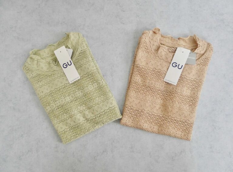 【GU】この夏絶対手に入れたい！着回し力抜群のレーストップスが590円