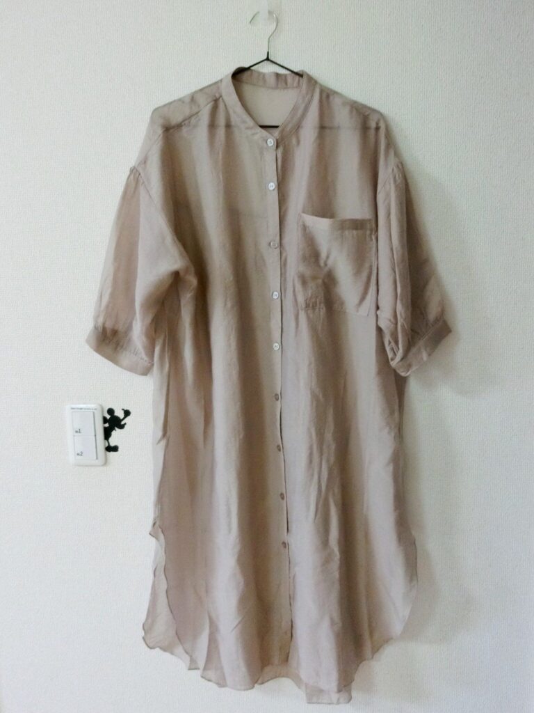 【しまむら】40代の気になる体型隠せるシアーシャツが1790円！
