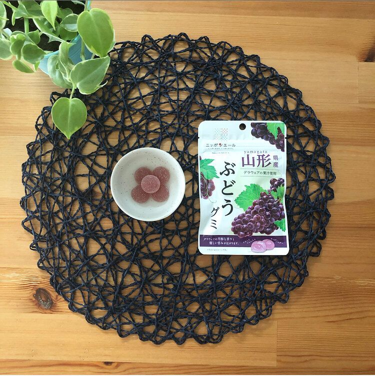 ダイソーで発見！国産グミが美味しい。にっぽん生まれ、にっぽんそだちのおやつ。