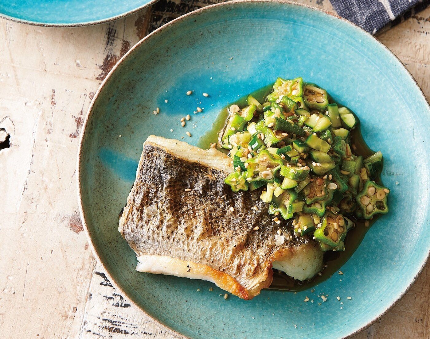 すがすがしいたれでごちそう♪白身魚のソテー きゅうりだれ