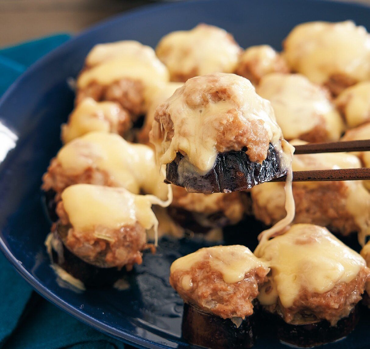 肉のうまみがジューシー＆包まないからラクチン！なすチーズシュウマイ