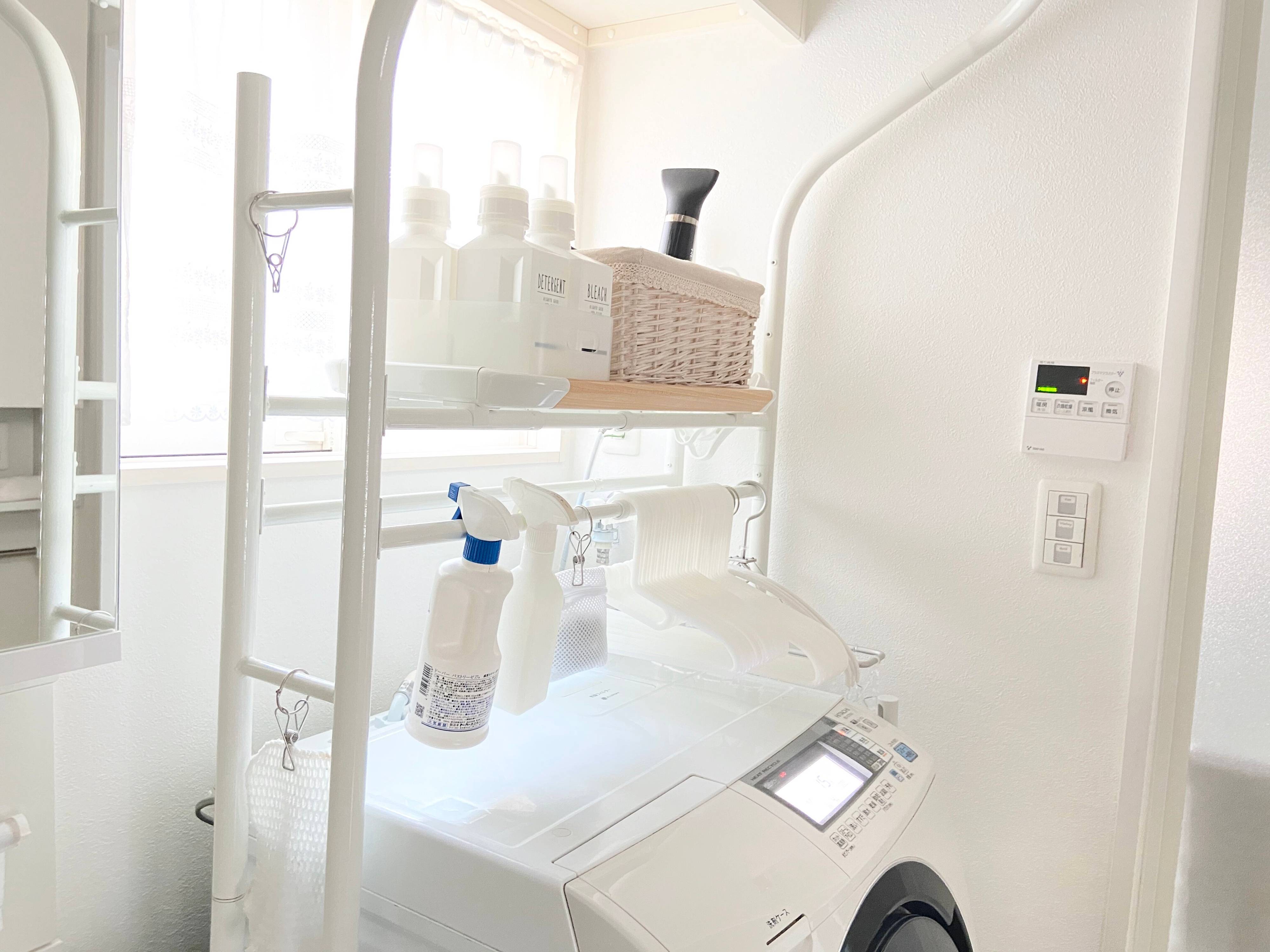 我が家のこだわり！家事を楽ちんにする洗濯機周り収納