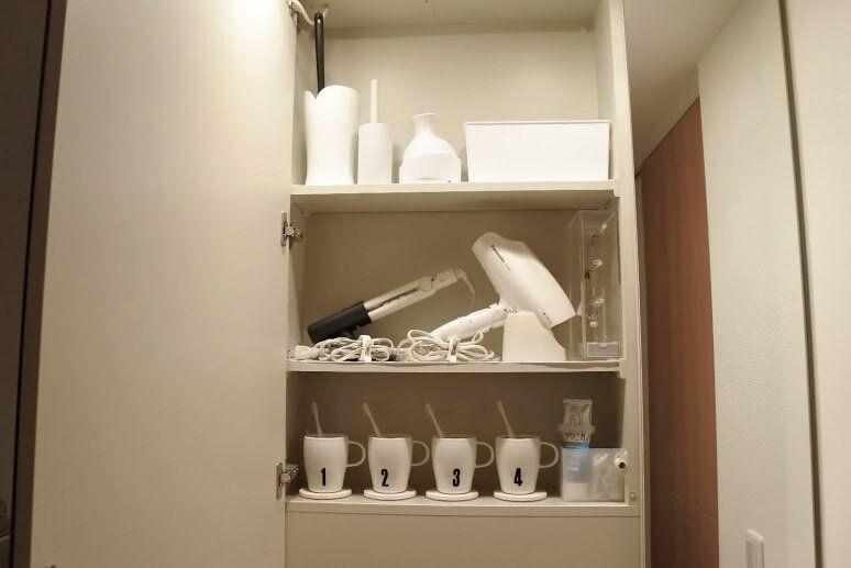 生活感が出てしまう歯ブラシは隠して収納！