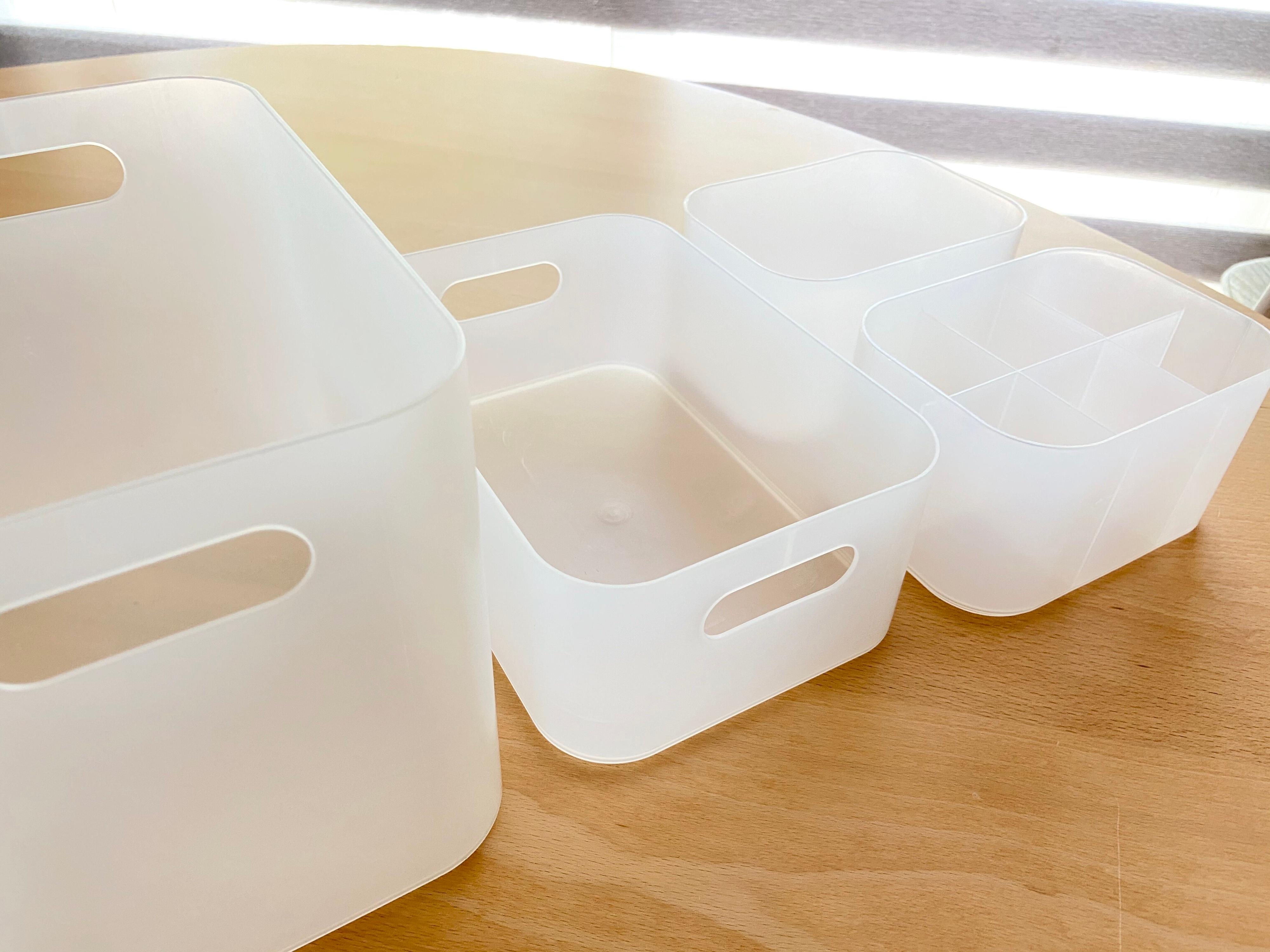 ダイソーでベストバイの収納用品！自由自在積み重ねボックスシリーズ