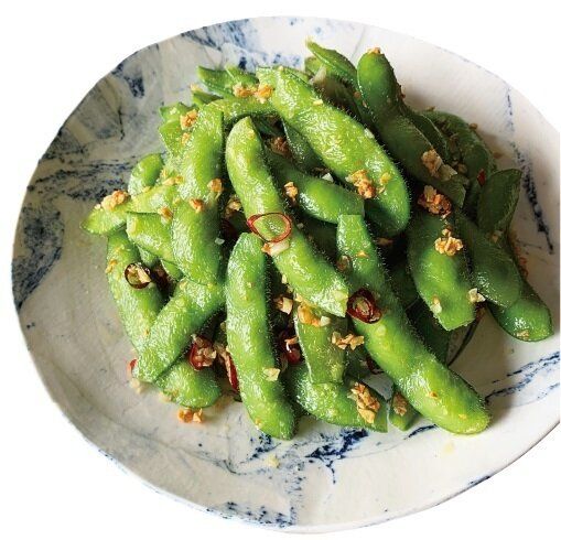 さっと炒めてグレードUP♪枝豆ペペロンチーノ