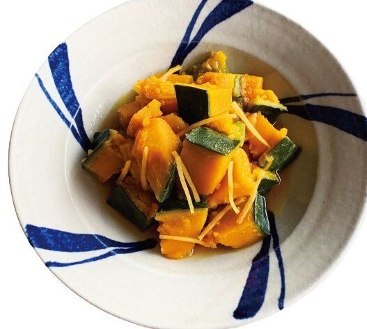 レンチンでしっとり！かぼちゃのレンジしょうが煮
