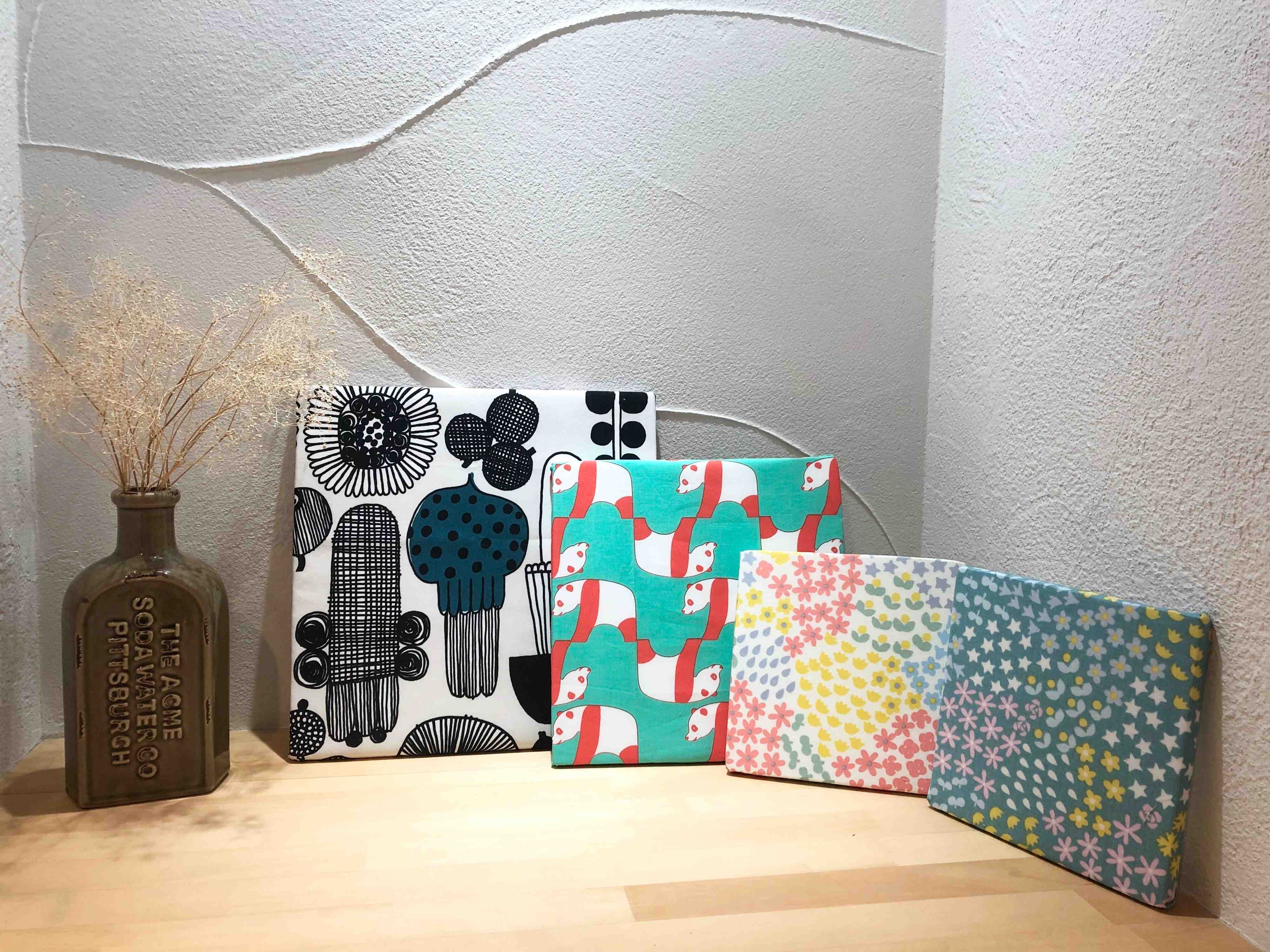 おしゃれで超軽量なファブリックパネルは簡単に作れちゃう！