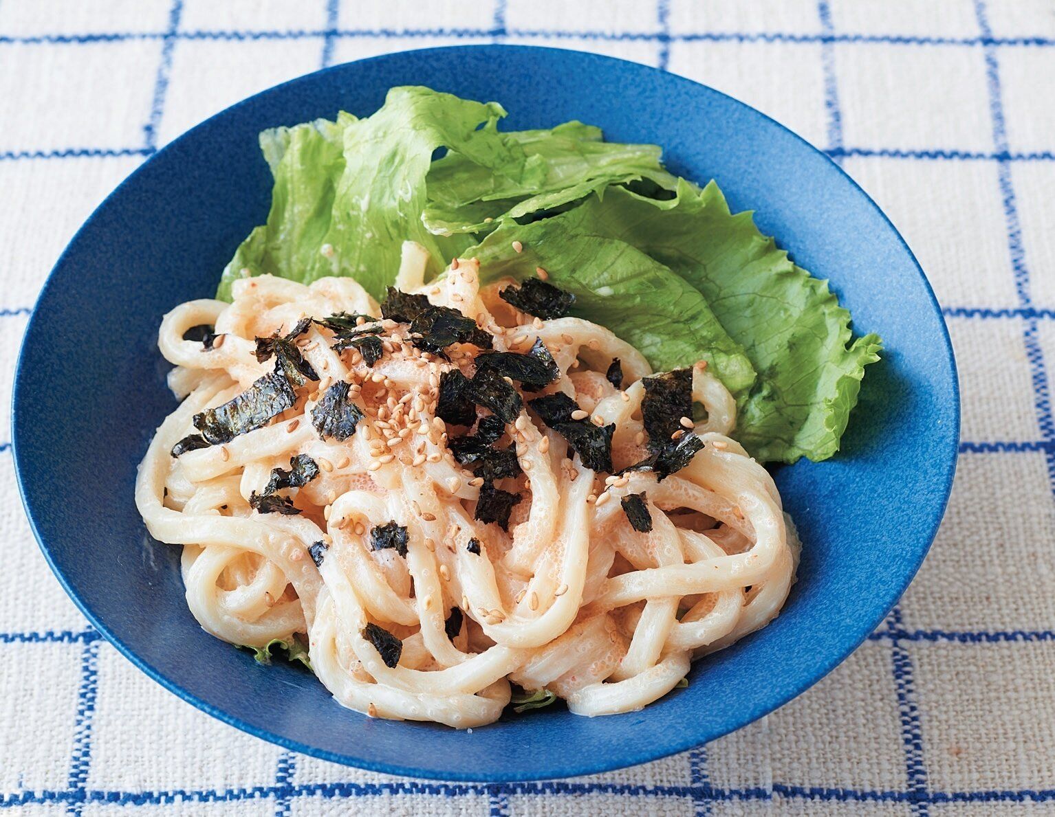 レンチンうどん＆混ぜるだけソースでキマリ！明太ごまうどん