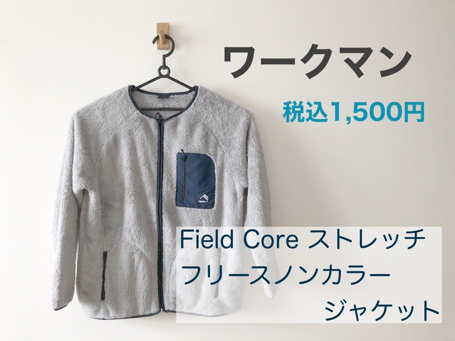 【ワークマン】フリースが、ぬくぬくでデザインコスパ共に最高なんです