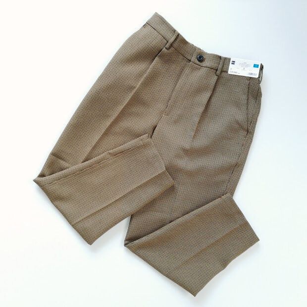 買ってよかった【GU】なんと990円！チェックパンツが秋コーデにぴったりでした