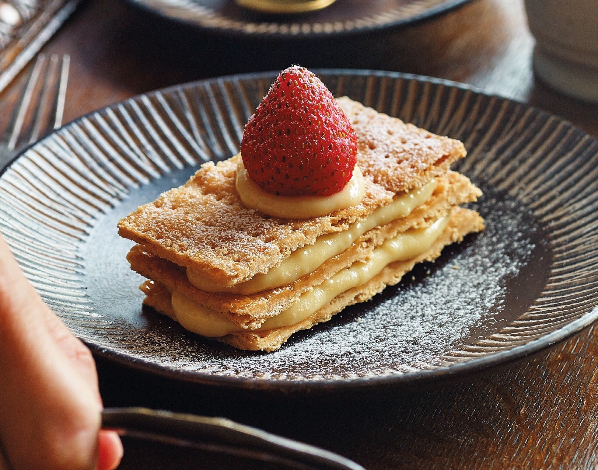 いつものパイよりカロリー25％オフ！ミルフィーユ