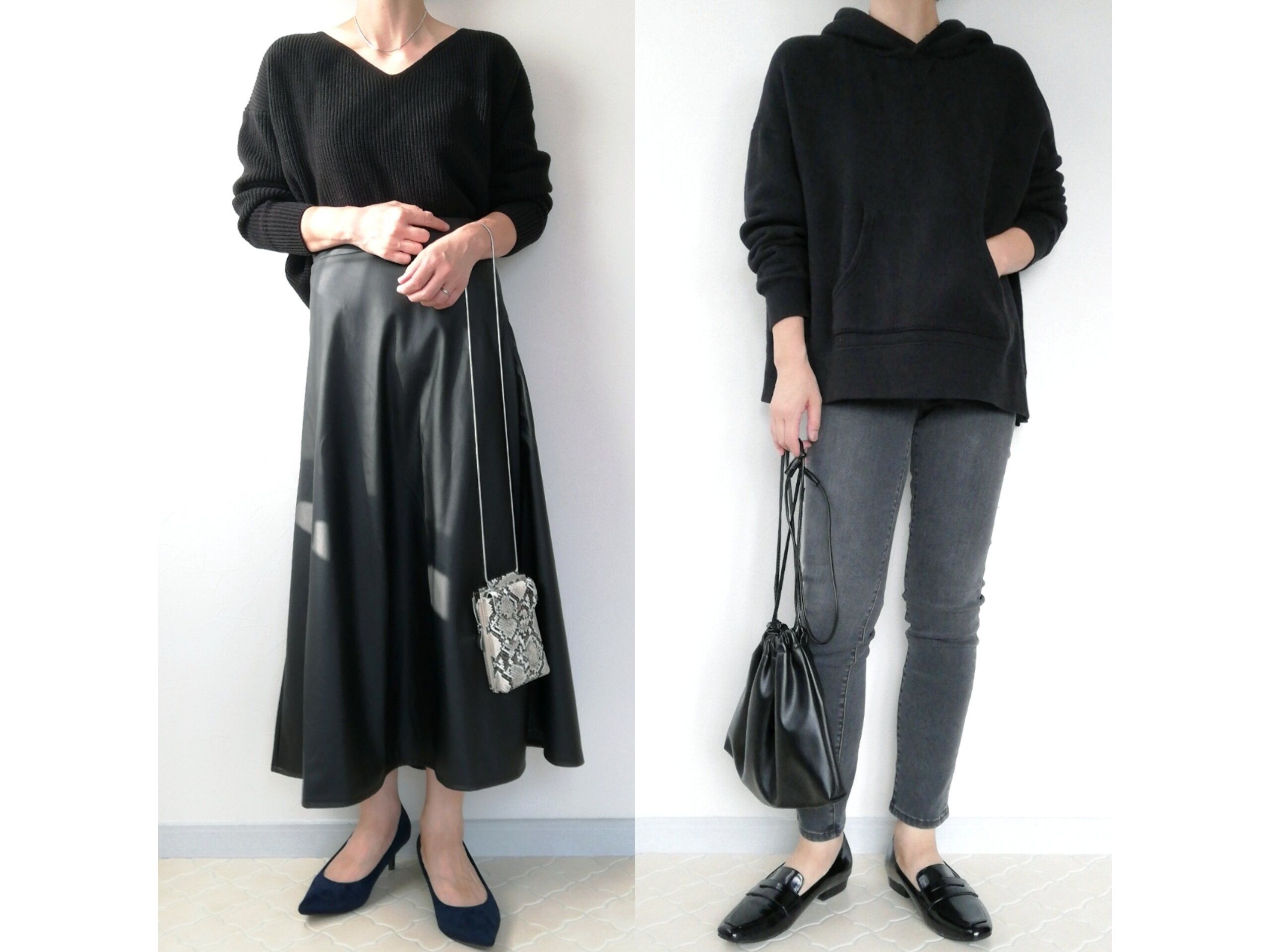 一歩間違えるとダサ見えに…40代の「オールブラックコーデ」気をつけることって？