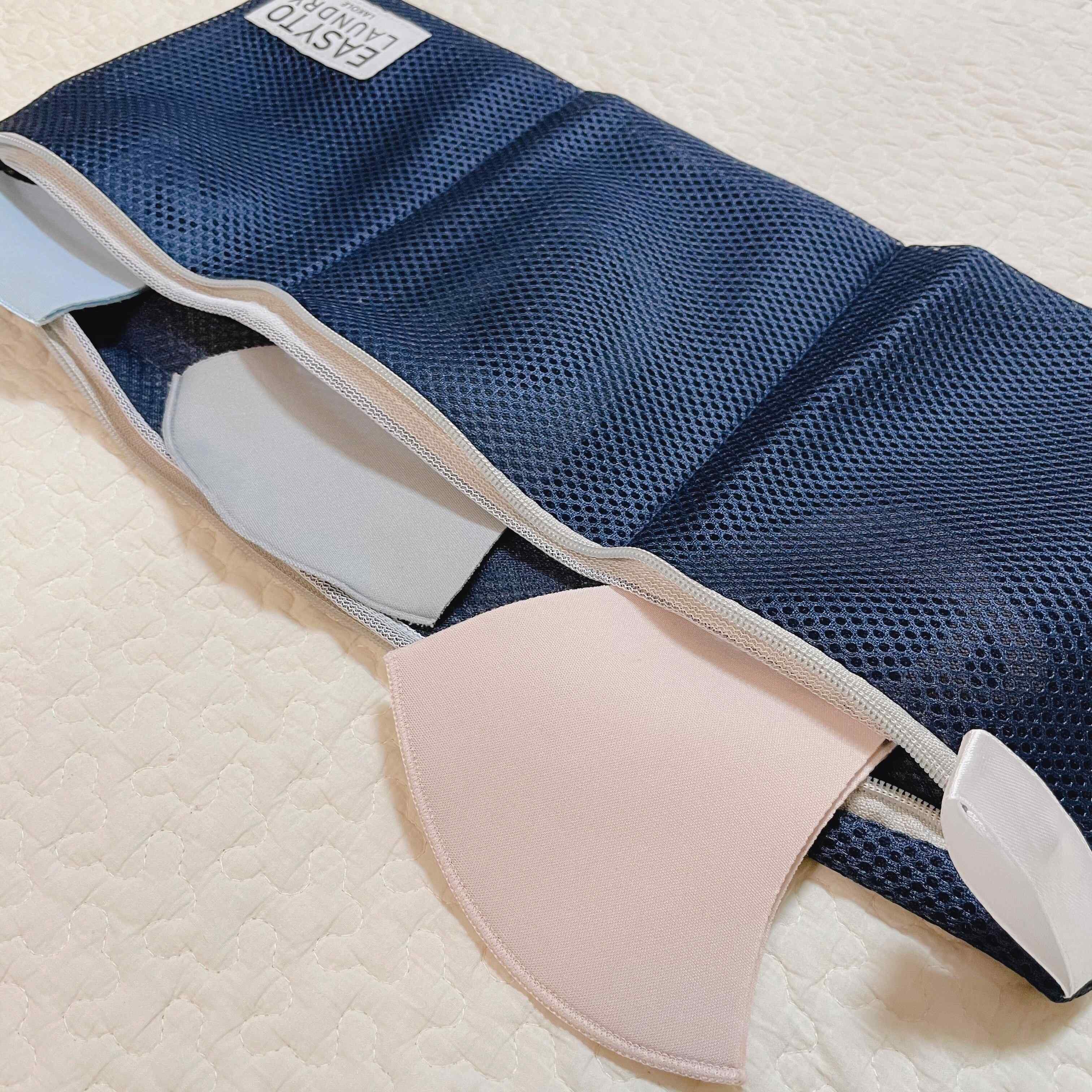 330円の3ポケットランドリーネットが○○○洗いに超便利！