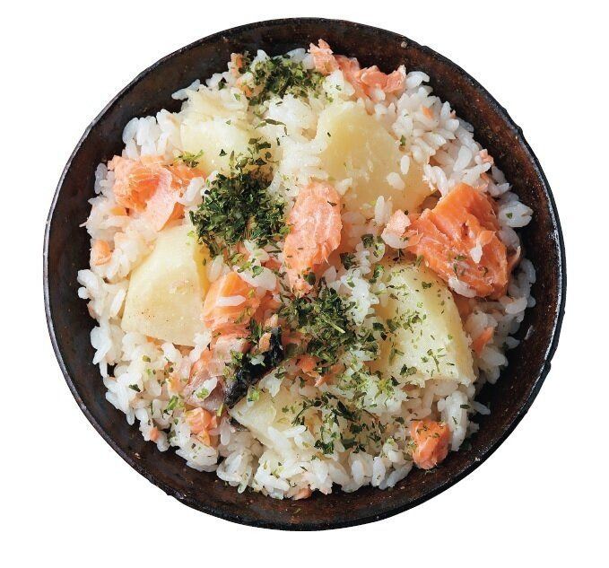 鮭じゃがバターご飯