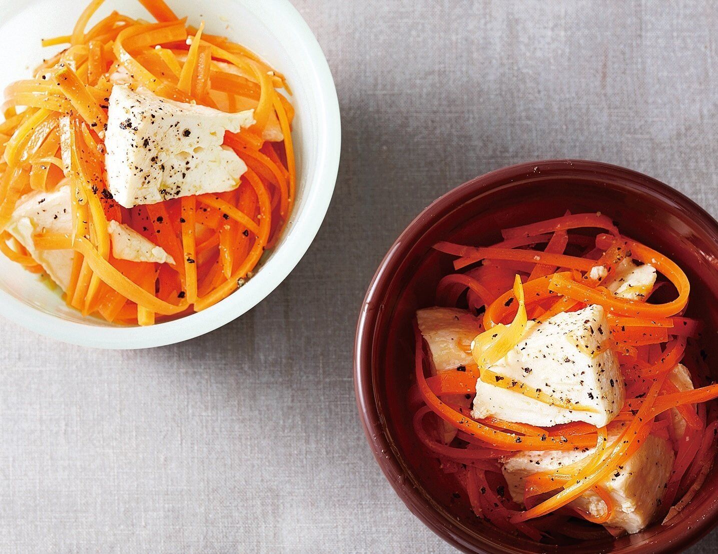 さっぱり＆クリーミー♪にんじんとカマンベールチーズのマリネ