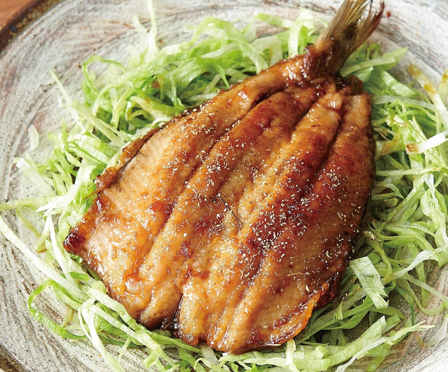 にんにく風味でどんぶりにしても◎！いわしのスタミナかば焼き