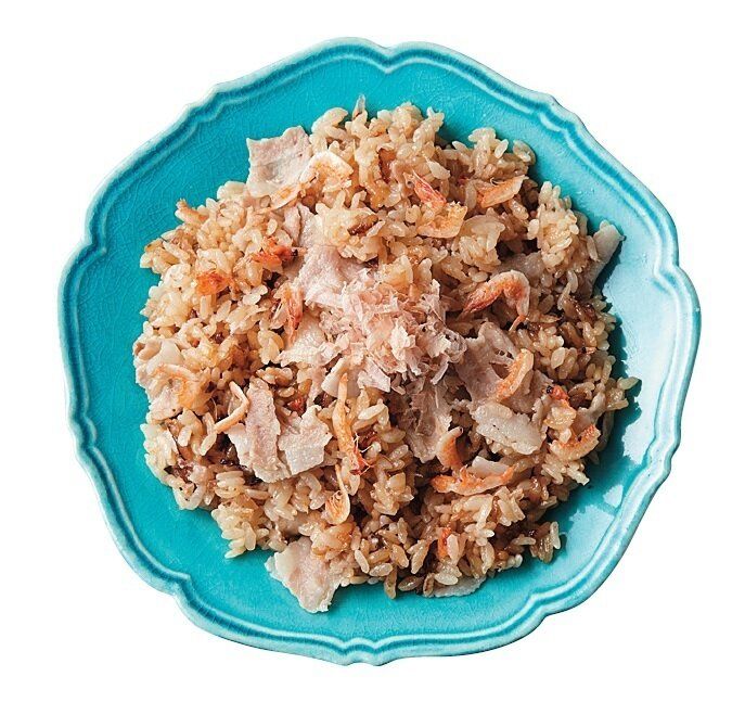 素材2つで大満足！豚バラ桜えびうまみ炊き込みご飯