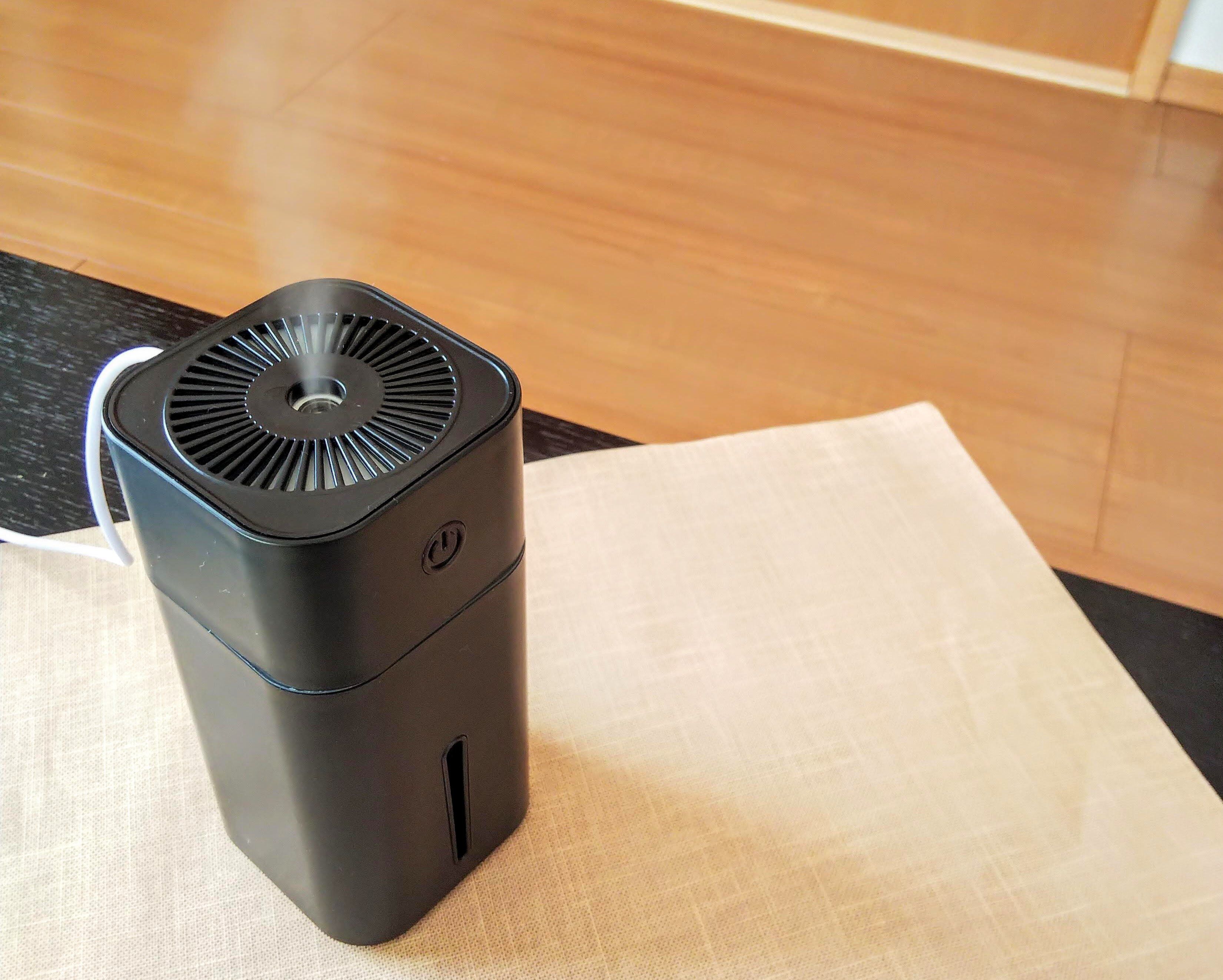 【DAISO】乾燥生活の救世主！ワンコインのミニ加湿器が優秀すぎる！